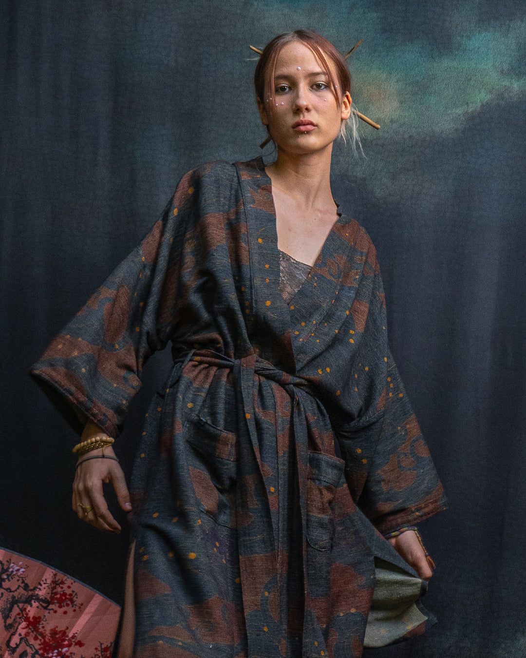Classic Kimono / Chinese Silk - Raw Stripes SHOGUNSEA